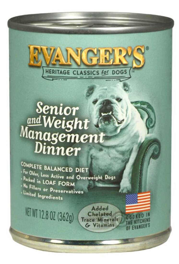Evangers Senior Dinner and Weight Management Dinner Wet Dog Food, 12.5 Ounces