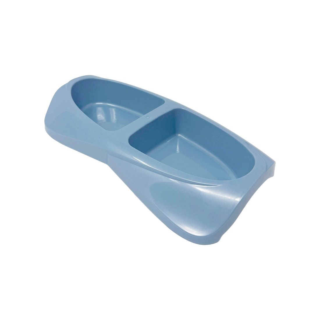 Van Ness Double Dish, Blue, Small, 8 Ounces Per Side