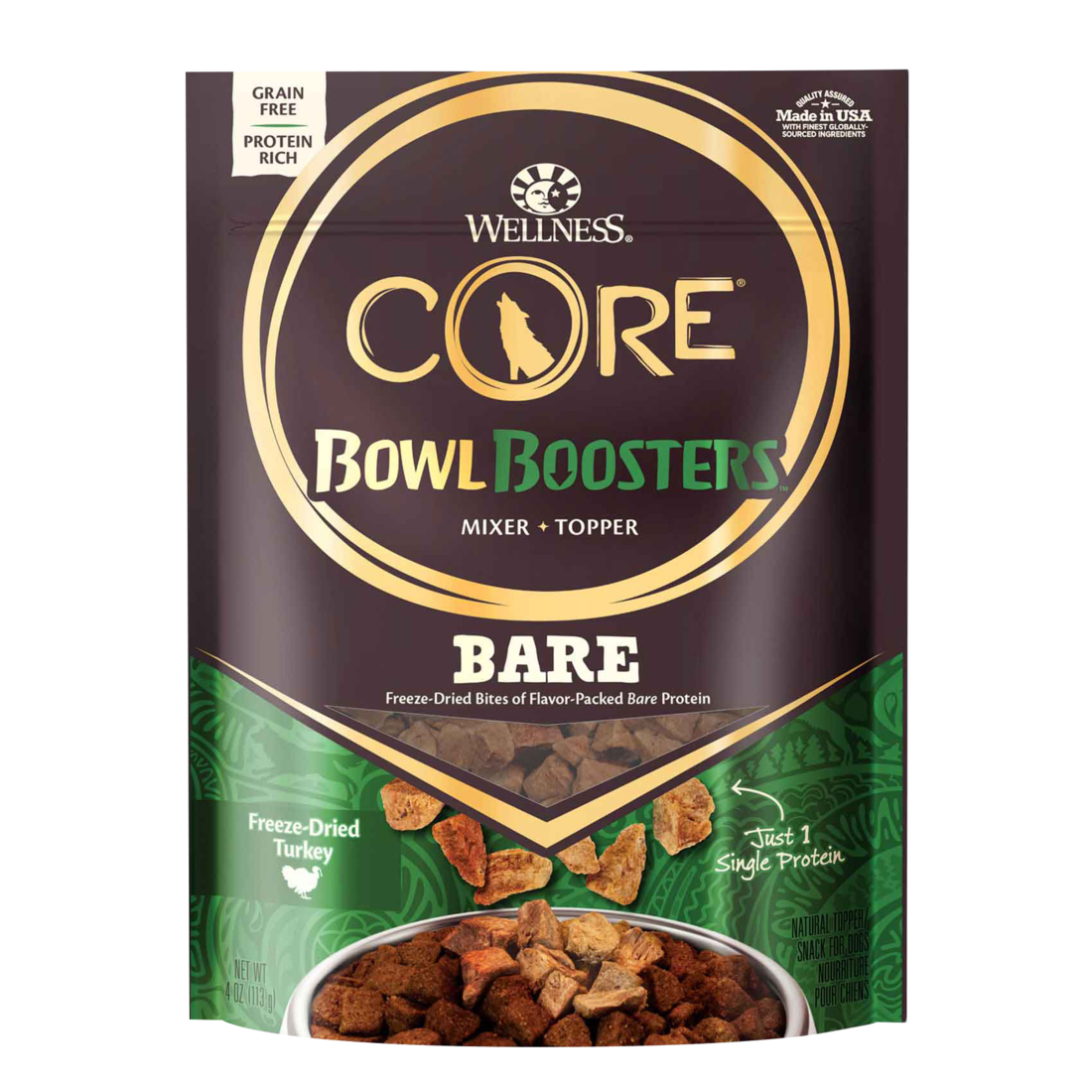 Wellness CORE Natural Bowl Boosters Bare Dog Food Mixer or Topper - Image 2