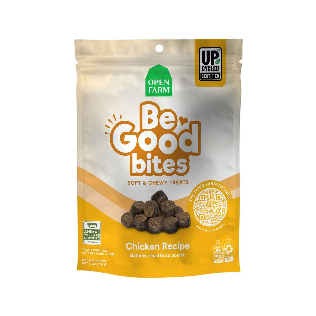 Open Farm Soft and Chewy Be Good Bites Dog Treats, Chicken - Image 3