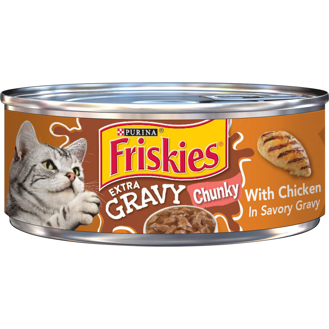 Purina Friskies Extra Gravy Chunky, Wet Cat Food - Image 2