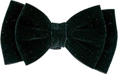 Play On Cat Velvet Adjustable Bowtie