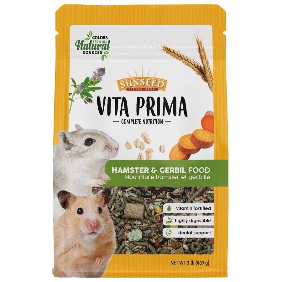 Sunseed VITA PRIMA™ Complete Nutrition Hamster & Gerbil Food, 2 Pounds