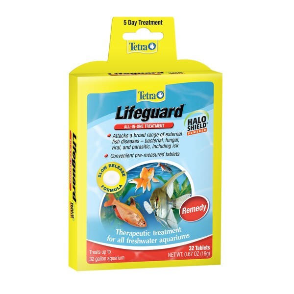 Tetra Lifeguard All-In-One Freshwater Aquarium Treatment, 32 Tablets
