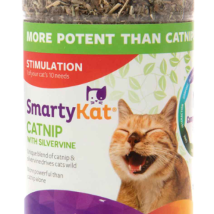 SmartyKat Catnip & Silvervine Cat Attractant, Resealable Shaker Canister, 2 Ounces