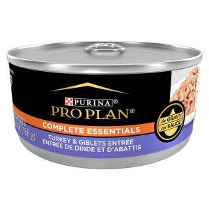 Purina Pro Plan Wet Cat Food, Adult Turkey & Giblets Entree, 5.5 Ounces