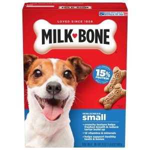 Milk-Bone Original Biscuits Dog Treats, Small, 24 Ounce Box