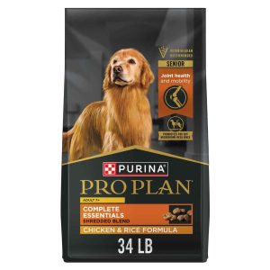 Purina Pro Plan With Probiotics Senior Dry Dog Food, Shredded Blend Chicken & Rice Formula