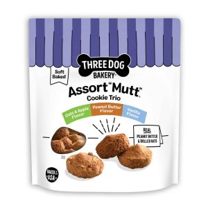 Three Dog Bakery Soft Baked Assort-Mutt® Trio, 26 Ounces