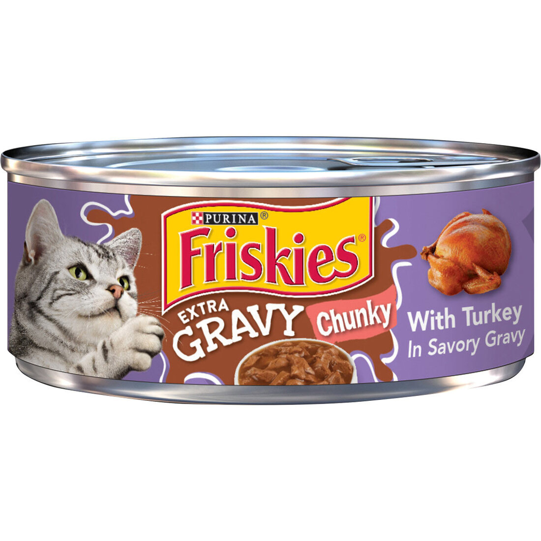 Purina Friskies Extra Gravy Chunky, Wet Cat Food