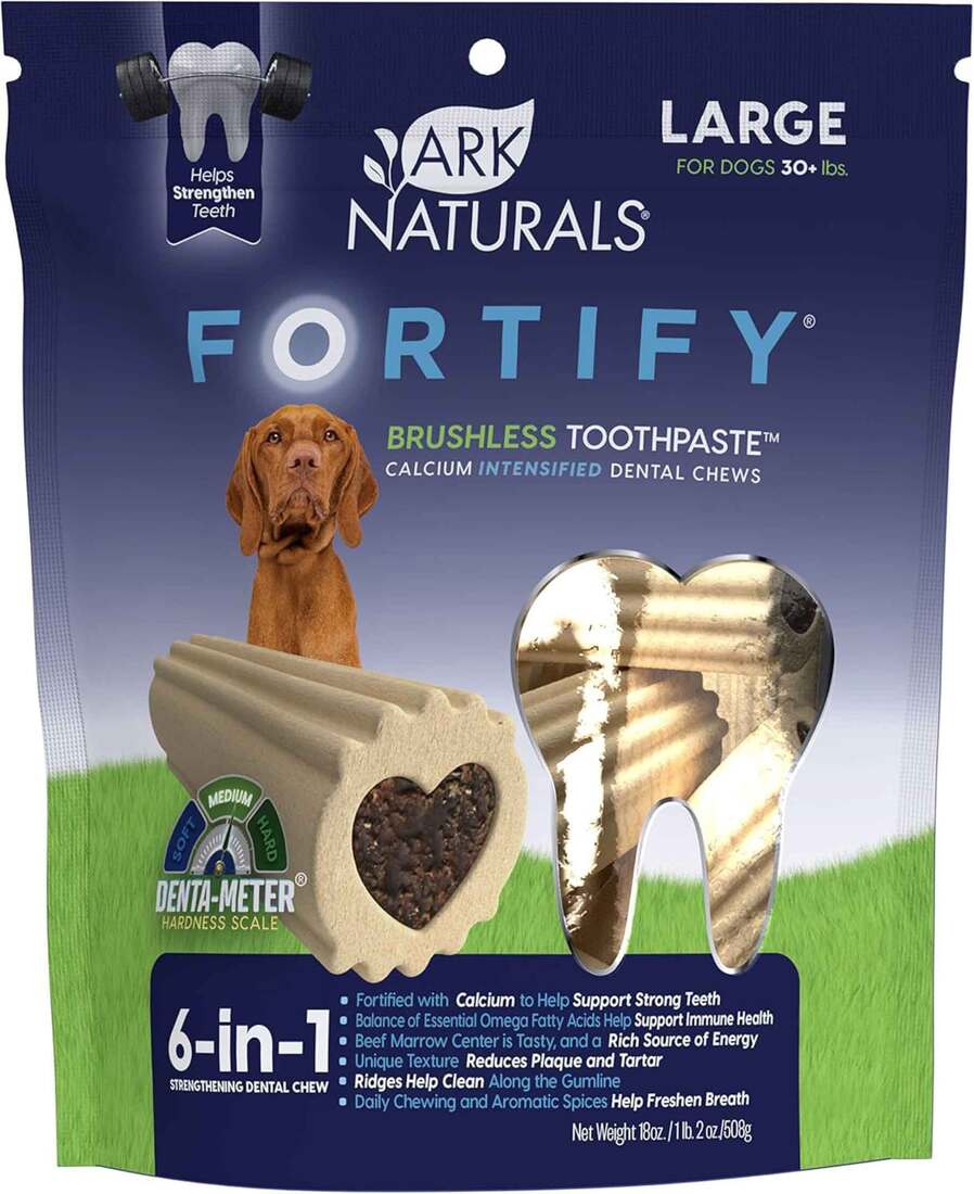 Ark Naturals Fortify Brushless Toothpaste For Dogs, Large
