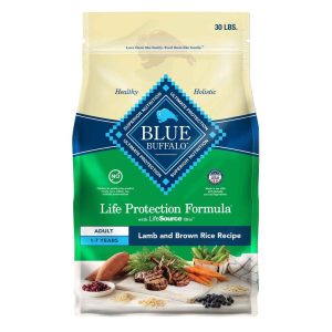 Blue Buffalo Life Protection Formula Natural Adult Dry Dog Food, Lamb and Brown Rice