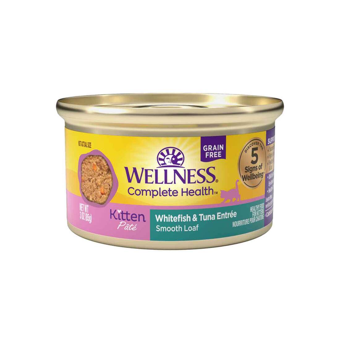Wellness Complete Health Kitten Canned Wet Cat Food, Pate - Image 3