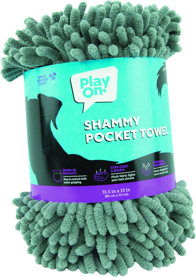 Play On Shammy Towel, Grey