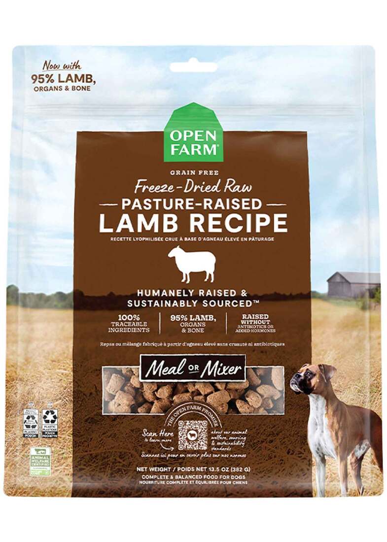 Open Farm Freeze Dried Morsels Lamb Dog Food