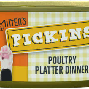 Mitten's Pickins Wet Cat Food, Poultry Platter Dinner Pate, 5.5 Ounces