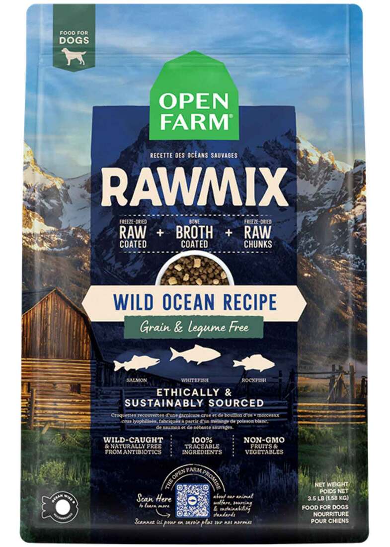 Open Farm RawMix Dog Food, Wild Ocean Recipe - Image 2