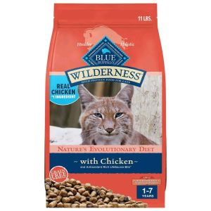 Blue Wilderness Cat Food, Grain-Free Indoor Weight Control + Hairball Chicken