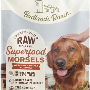 Badlands Ranch Morsel Superfood Dog Food, Wild Fish and Turkey