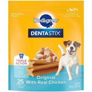 Pedigree Dentastix Dental Dog Treats for Small/Medium Dogs - Original Flavor Dental Bones