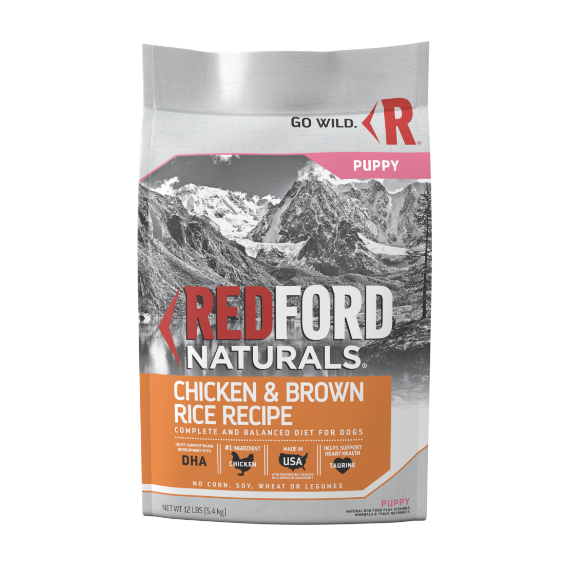 Redford Naturals Puppy Chicken and Brown Rice Recipe Dog Food