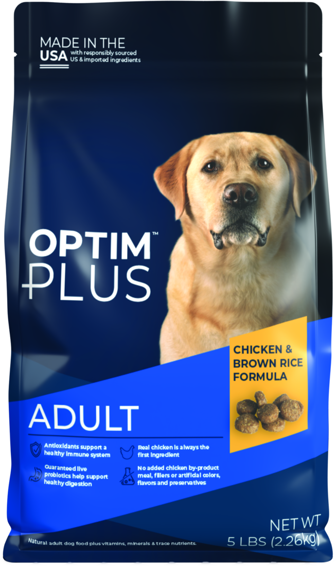 OptimPlus Adult Chicken & Brown Rice Formula Dry Dog Food - Image 2