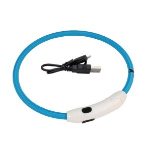 USB Light-Up Neck Ring, Blue