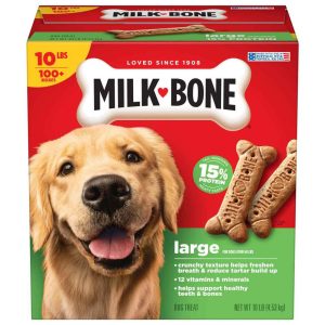 Milkbone Biscuits Dog Treat, Large Dogs