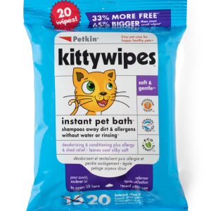 Petkin Kittywipes Soft & Gentle, 15 Count