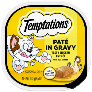 Temptations Pate Wet Cat Food In Gravy