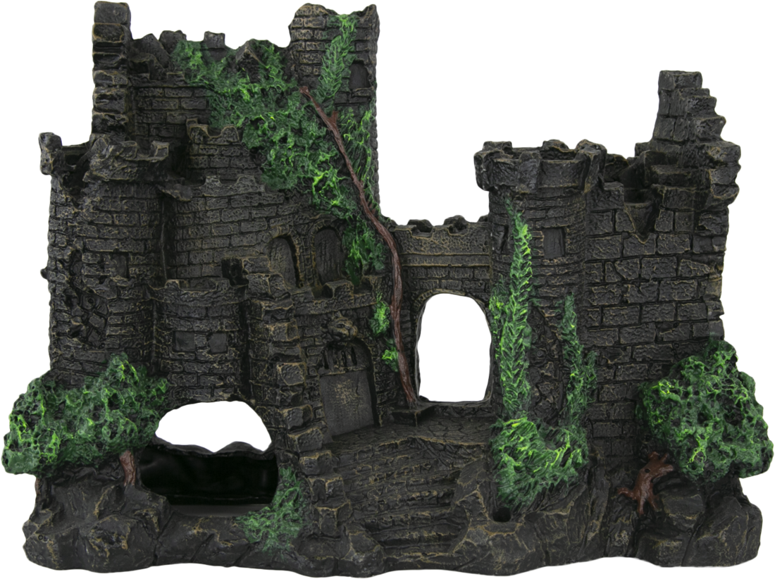 Fins First Aquarium Décor, Ancient Ruins Castle, Extra-Large