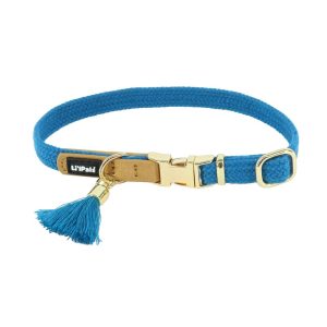 Li'l Pals® by Coastal® Charming Woven Collar with Tassel, Blue