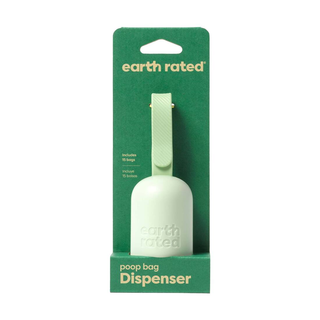 Earth Rated Poop Bag Dispenser with 15 Bags