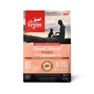 ORIJEN Dog Food Small Breed Puppy Dry Dog Food, Chicken, Turkey, 4 Pounds