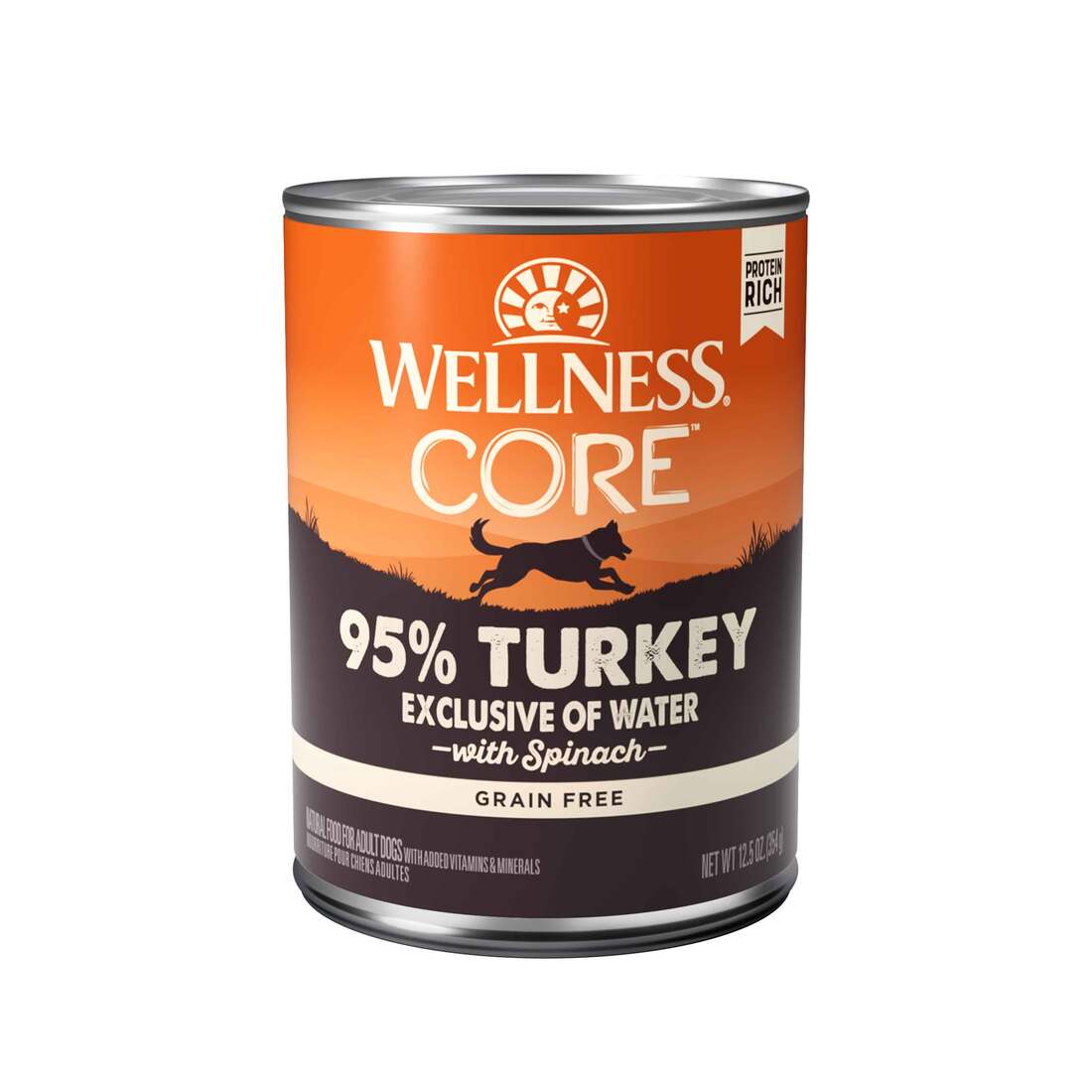 Wellness CORE 95% Natural Wet Grain Free Canned Dog Food - Image 2