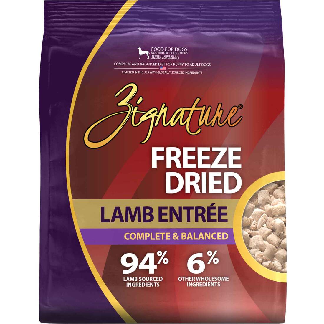 Zignature Lamb Entree Freeze Dried Dog Food - Image 2