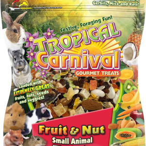 Brown's Tropical Carnival Fruit and Nut Small Animal Treat, 8 Ounces