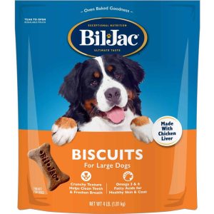 Bil Jac Biscuits Dog Treat, Large, 4 Pounds