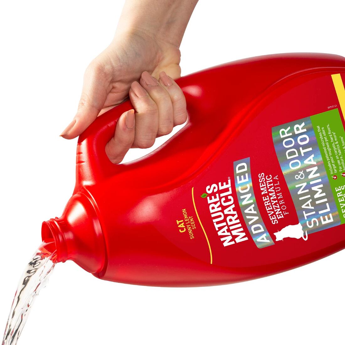 Nature's Miracle Advanced Stain and Odor Eliminator, Sunny Lemon Scent, 1 Gallon