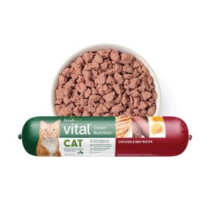 Freshpet Vital, Fresh Cat Food, Chicken & Beef Recipe Roll, 1 Pound - Not Available for Delivery
