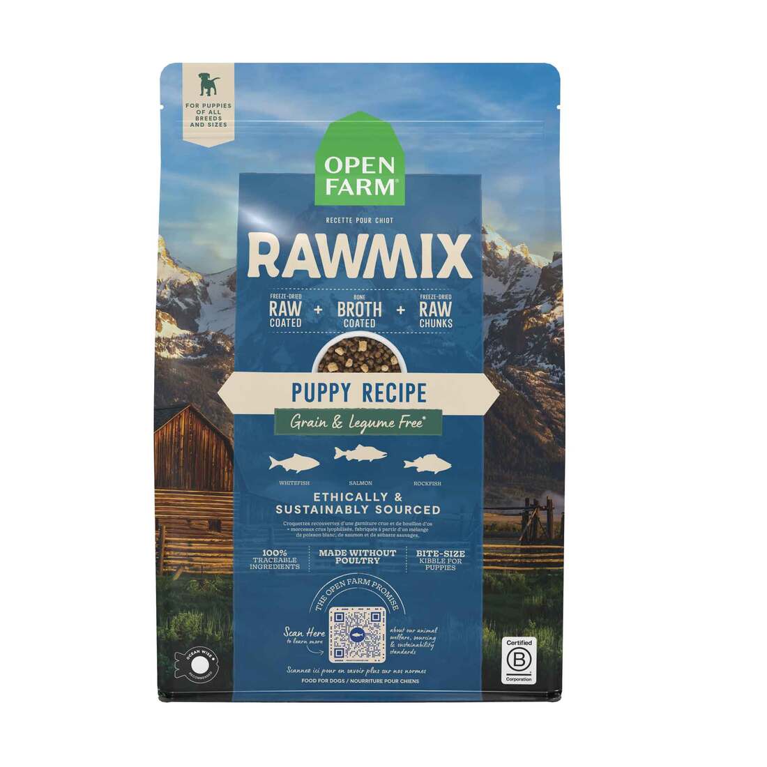 Open Farm RawMix Grain-Free Puppy Dry Dog Food