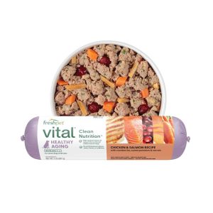 Freshpet Vital, Fresh Dog Food, Healthy Aging Chicken & Salmon Recipe, 2 Pounds - Not Available for