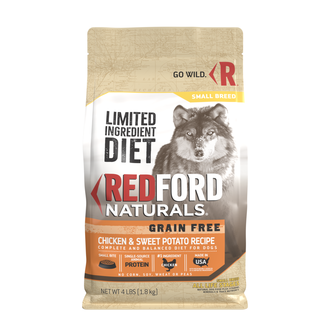Redford Naturals Limited Ingredient Diet Grain Free Small Breed Chicken & Sweet Potato Recipe - Image 2