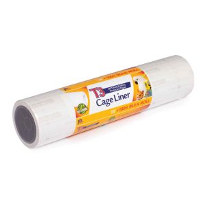 Prevue Bird Cage Liner, Bulk Roll, 18 Inches by 100 Feet