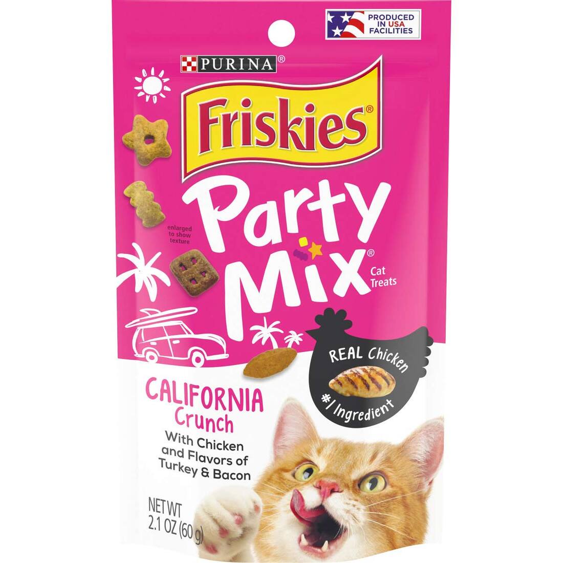 Purina® Friskies® Party Mix™ Crunch California Dreamin' Cat Treats