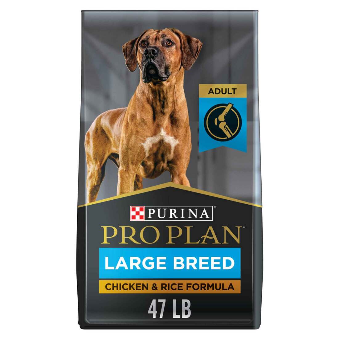Purina Pro Plan High Protein, Digestive Health Large Breed Dry Dog Food, Chicken & Rice Formula