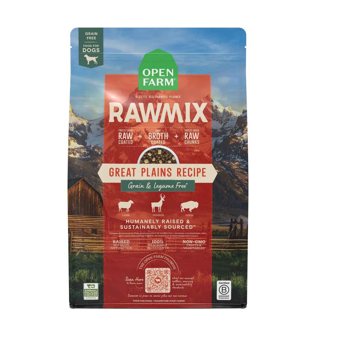 Open Farm RawMix Great Plains Grain-Free Dry Dog Food