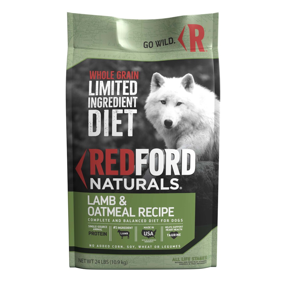 Redford Naturals Whole Grain Limited Ingredient Diet Lamb & Oatmeal Recipe