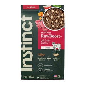 Instinct Raw Boost Beef Dry Dog Food, 20 Pound Bag