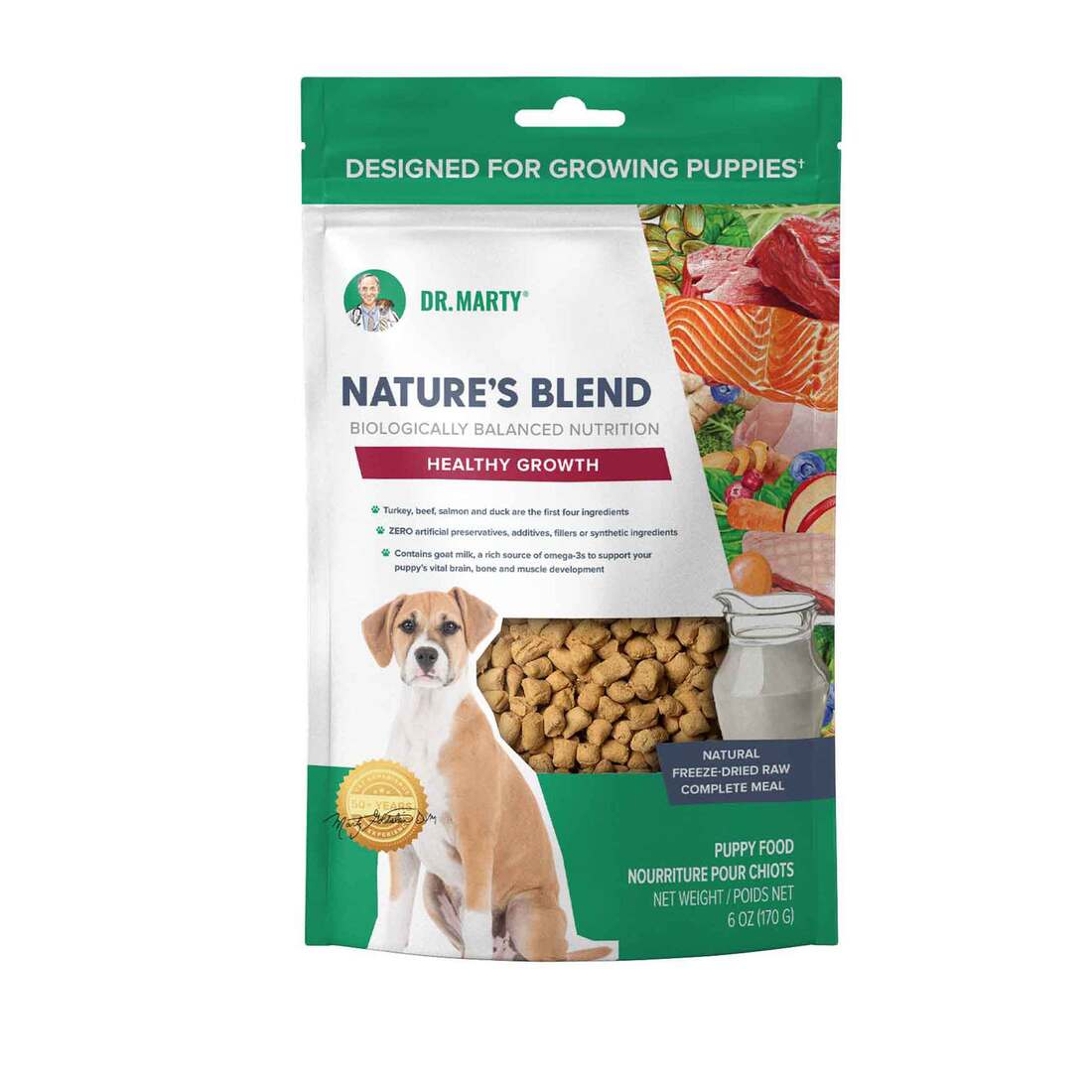 Dr. Marty Nature's Blend Premium Freeze-Dried Healthy Growth Puppy Food - Image 4